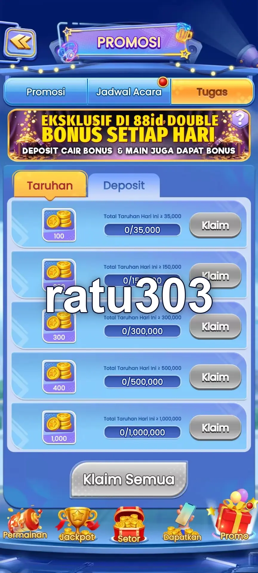 ratu303 Masuk